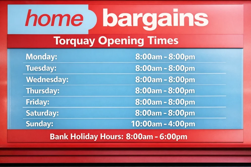 Your Complete Guide to Home Bargains Torquay Opening Times and Shopping Secrets 1 Home Bargains Torquay Opening Times