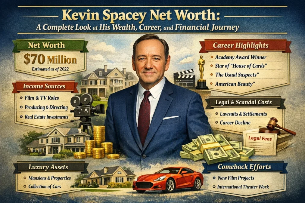 Kevin Spacey Net Worth: A Complete Look at His Wealth, Career, and Financial Journey 1 Kevin Spacey Net Worth