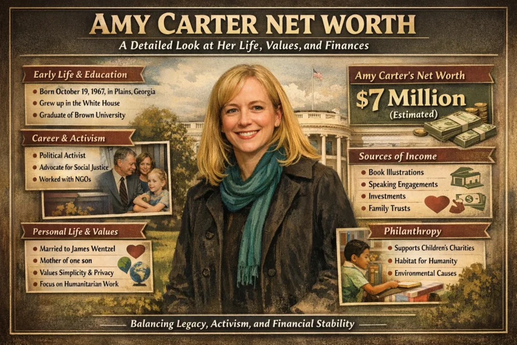 Amy Carter Net Worth: A Detailed Look at Her Life, Values, and Finances 1 Amy Carter Net Worth