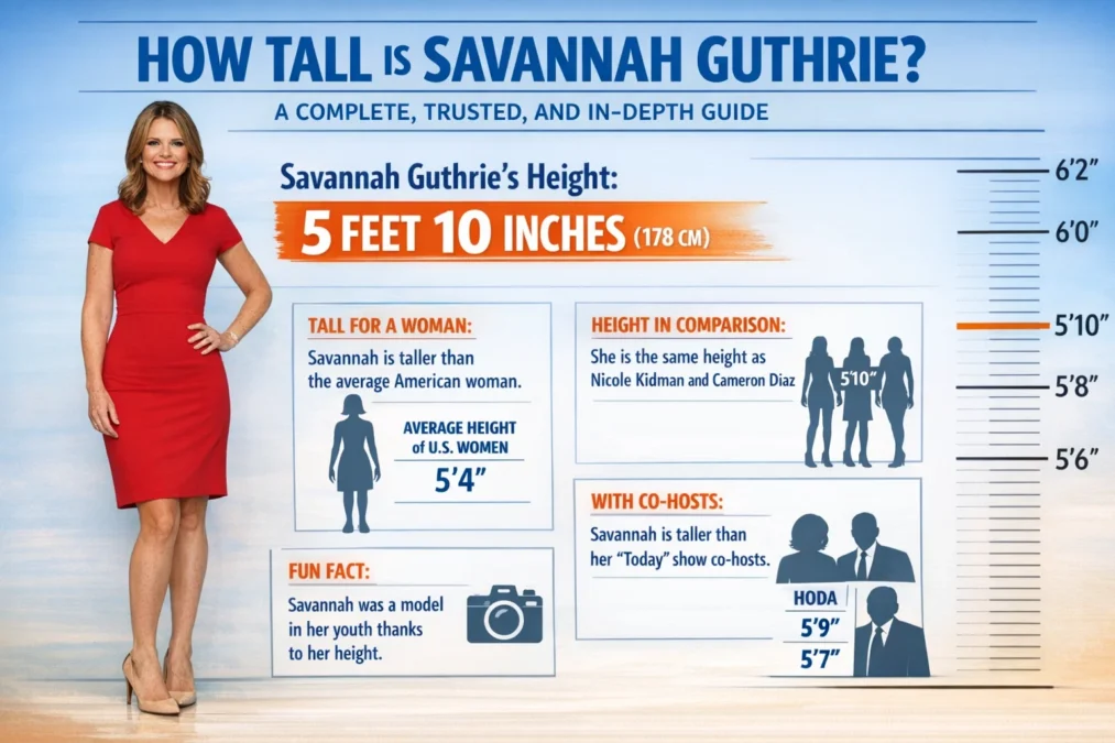 How Tall Is Savannah Guthrie: A Complete, Trusted, and In-Depth Guide 1 How Tall Is Savannah Guthrie
