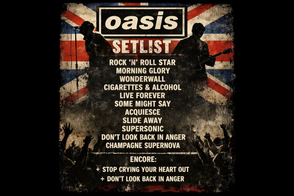 Oasis Setlist: A Complete Guide to the Legendary Live Song Lists 2 task 01kj1vx02vemnrrjgphr41fe0q 1771736854 img 1