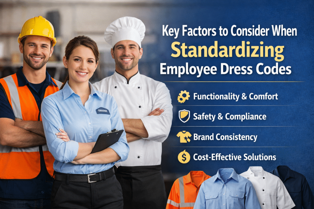 Key Factors to Consider When Standardizing Employee Dress Codes 1 Key Factors to Consider When Standardizing Employee Dress Codes
