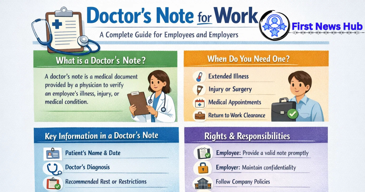 Doctors Note for Work: A Complete Guide for Employees and Employers 1 Doctors Note for Work
